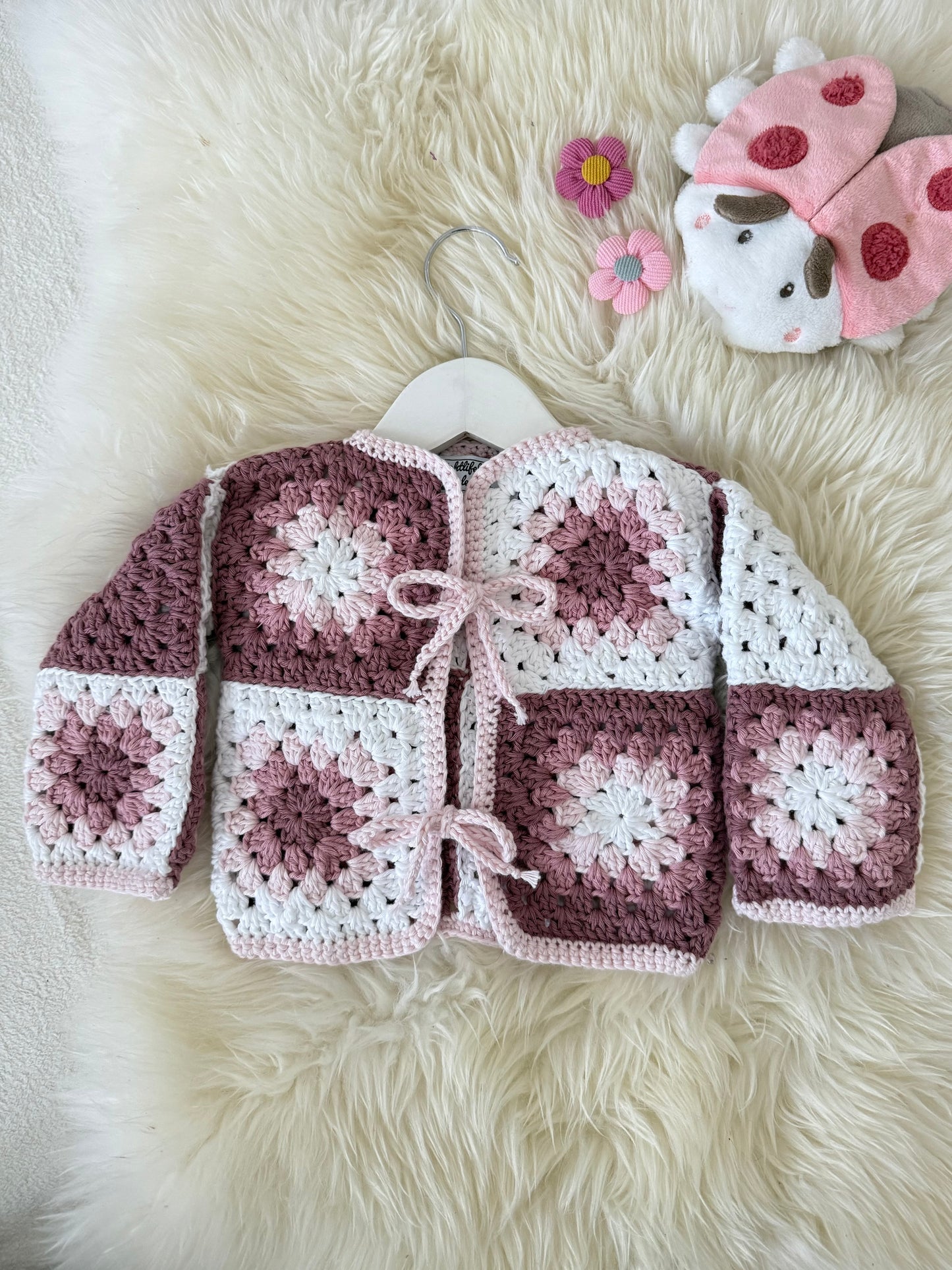 „Mauve“ Cardigan Gr.74/80