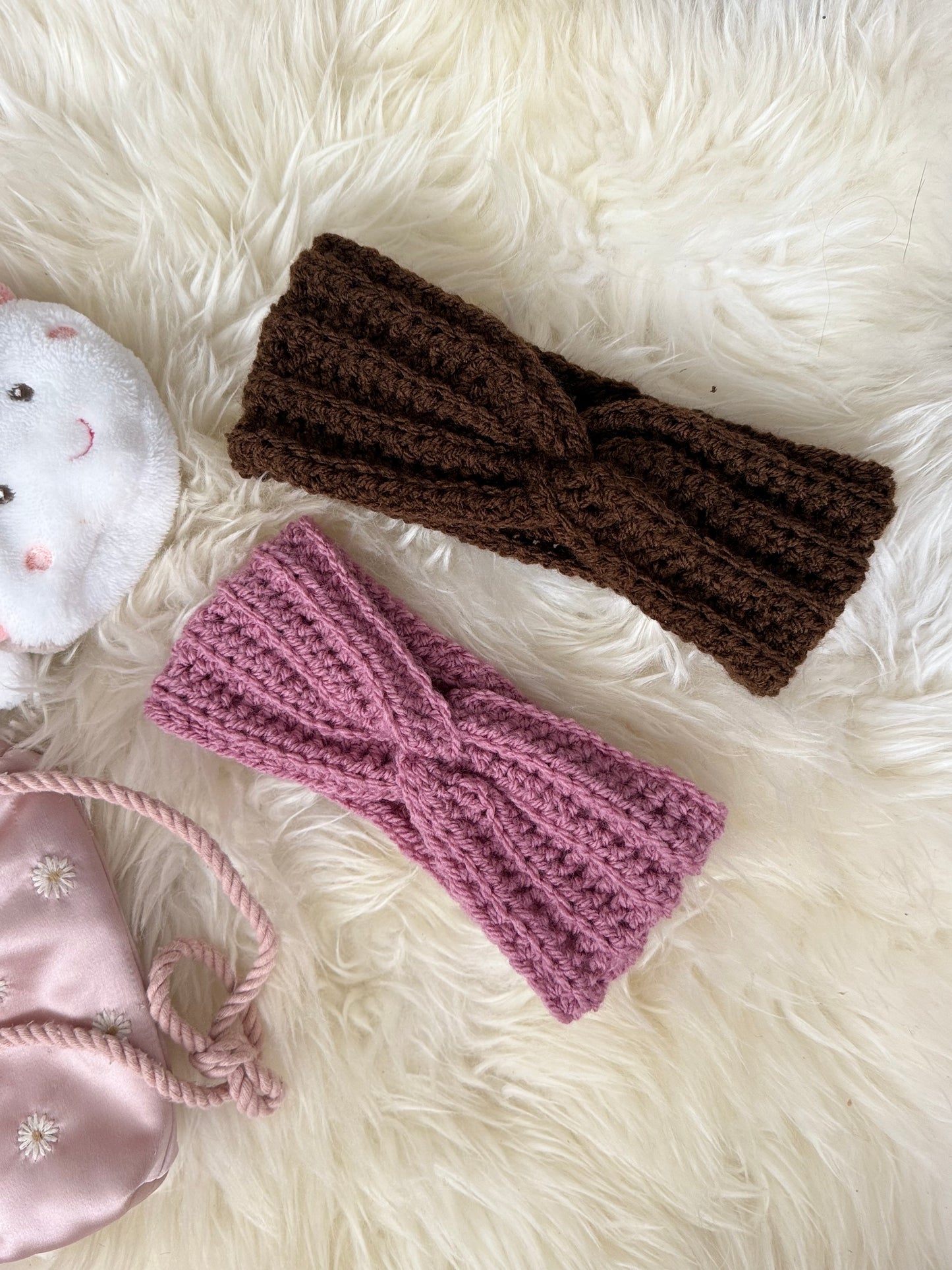 „Blush Twist“ Stirnband