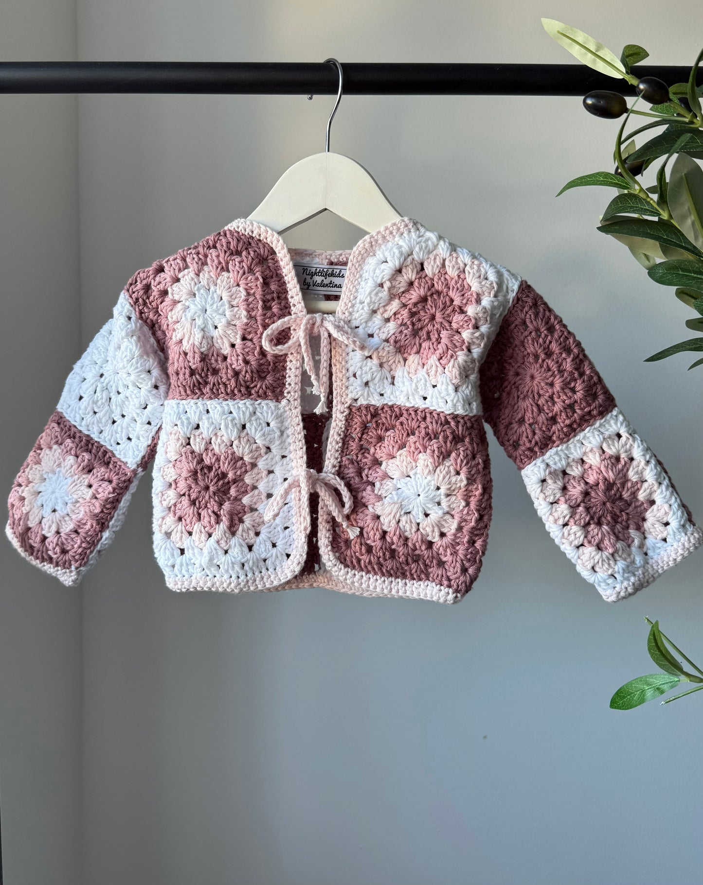 „Mauve“ Cardigan Gr.74/80