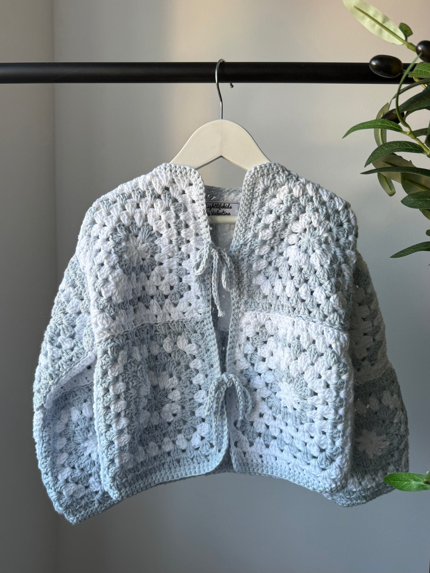 „Blue Cotton Dream“ Cardigan Gr.98/104