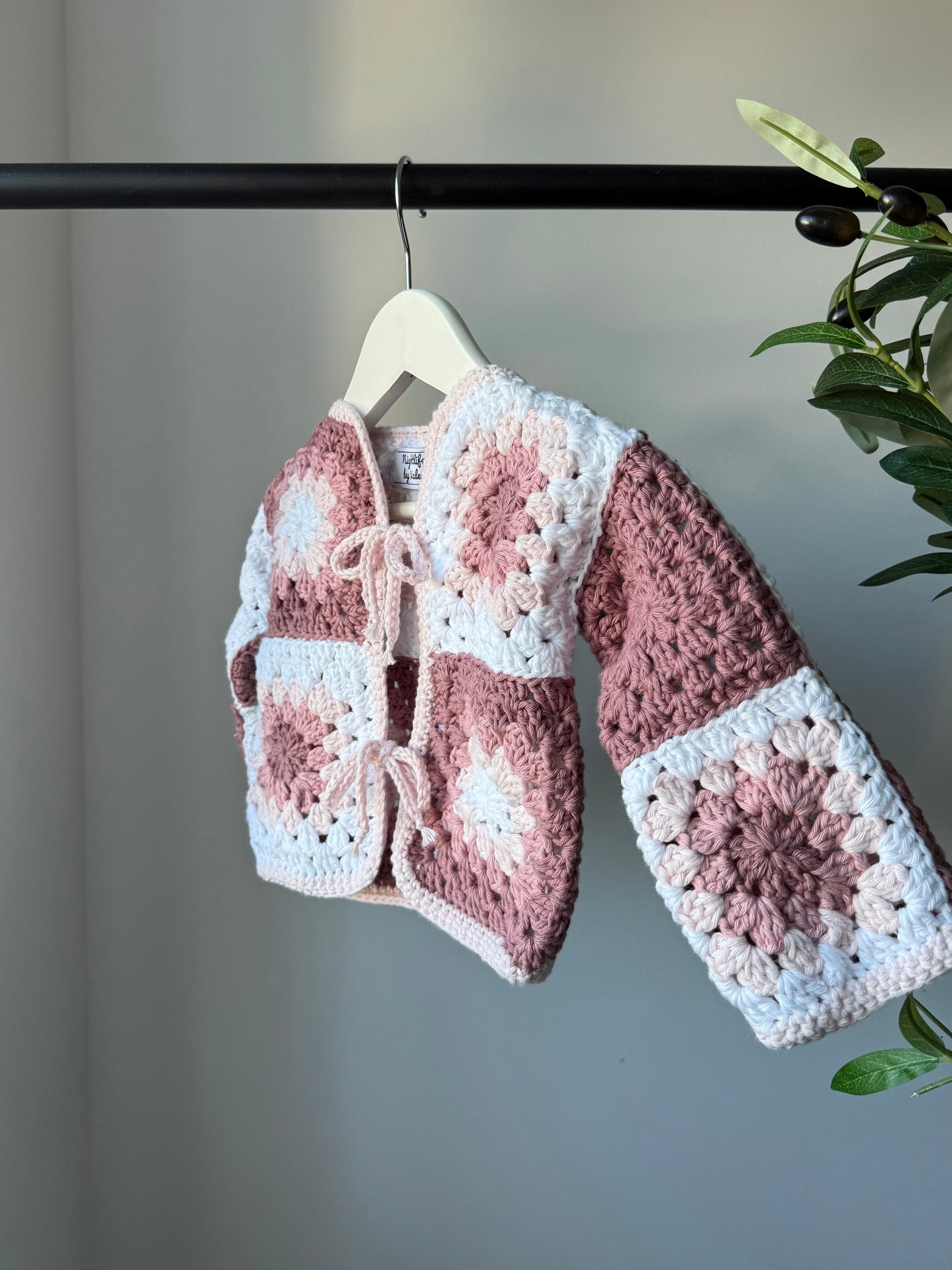 „Mauve“ Cardigan Gr.74/80