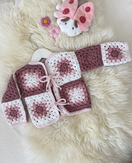 „Mauve“ Cardigan Gr.74/80